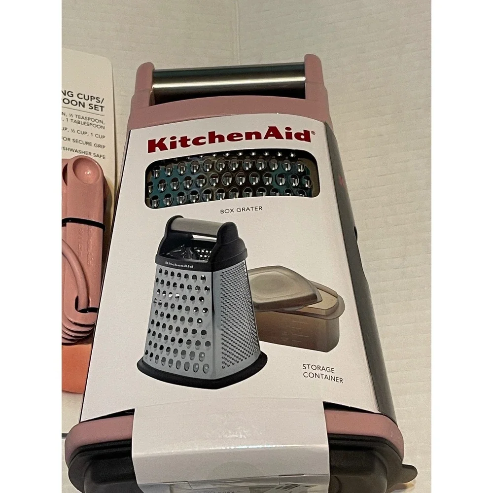 KitchenAid Kitchen Tool/Gadget 12 piece Set Rose Pink Grater Peeler Shears New